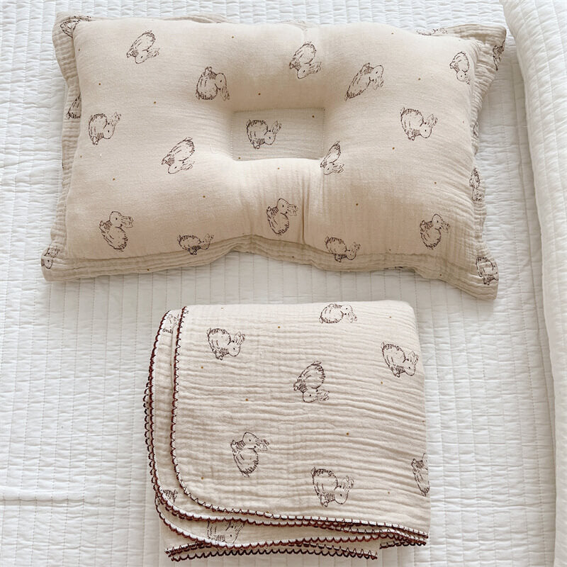 Vintage Floral Baby Blanket