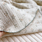 Vintage Floral Baby Blanket