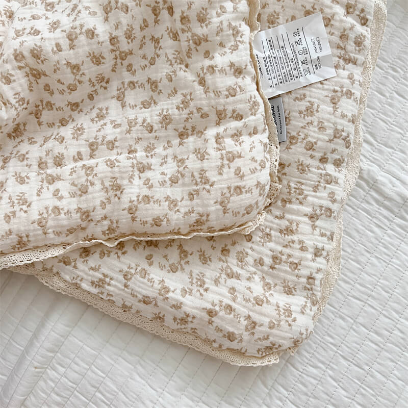 Cotton Toddler Quilt and Pillow Set
