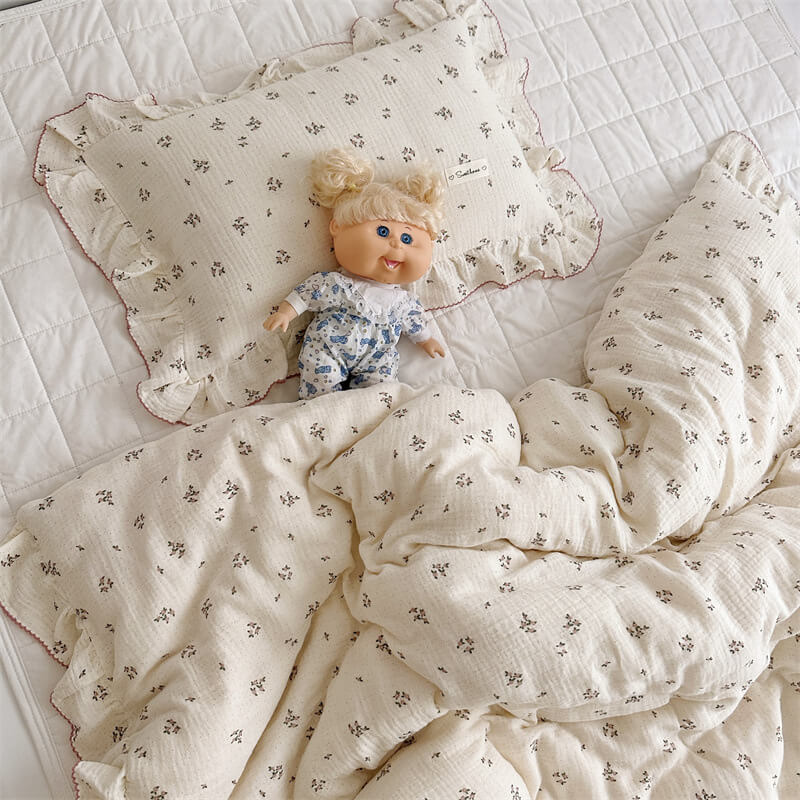 Ruffled Duvet Cover and Sham Set