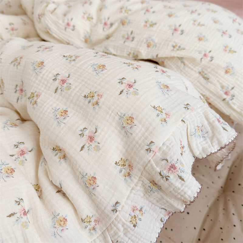Queen Size Cotton Muslin Duvet Cover