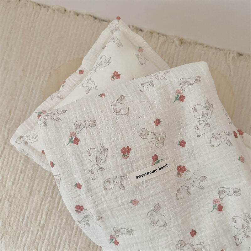 Baby Girls Blanket and Pillow Set