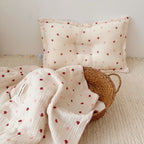 Baby Girls Blanket and Pillow Set for Crib