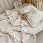 Baby Girls Blanket and Pillow Set