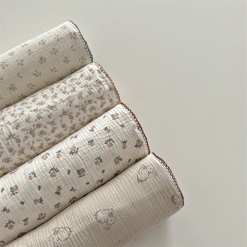 Vintage Floral Baby Blanket